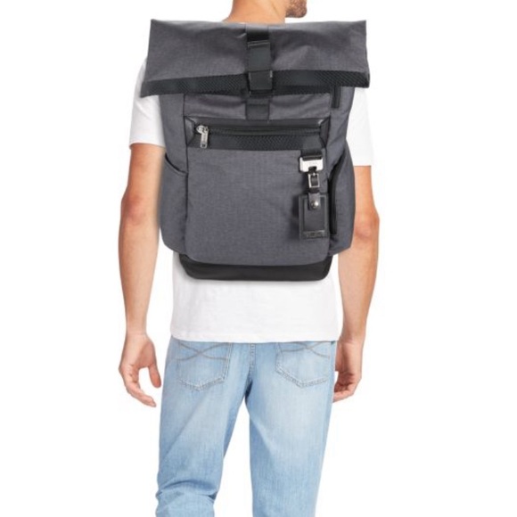 NWT Tumi birch roll top backpack men grey - Picture 5 of 6